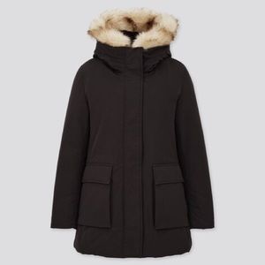 UNIQLO Ultra Warm Down Short Coat - Black